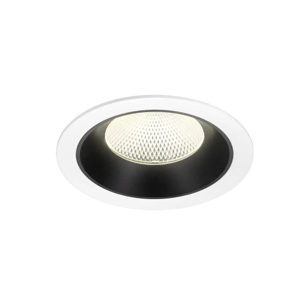 SLV 1009966 Numinos XL, LED-Einbauspot, 24W, 4000K, 3800lm, 40°, in weiß/schwarz
