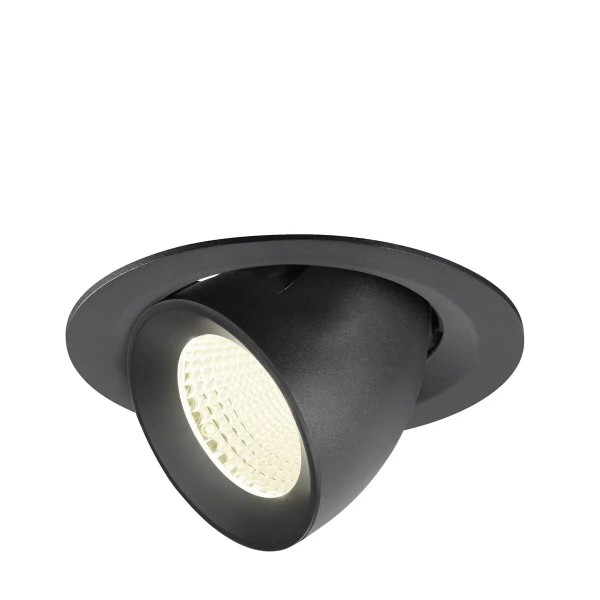 SLV 1009580 Numinos Gimble M, LED-Einbauleuchte, 12W, 4000K, 1900lm, 40°, in schwarz