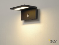 Vorschau: SLV 1001969 Angolux Sensor, Wandleuchte, anthrazit, IP44, LED, 9,8W, 3000K, 560lm Vorschau: SLV 1001969 Angolux Sensor, Wandleuchte, anthrazit, IP44, LED, 9,8W, 3000K, 560lm