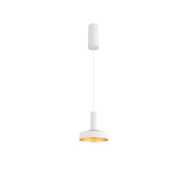 SLV 1007519 Lalu Terra 14, LED Hängeleuchte, weiß, gold, dimmbar, 9.5W, 3000K, 680lm