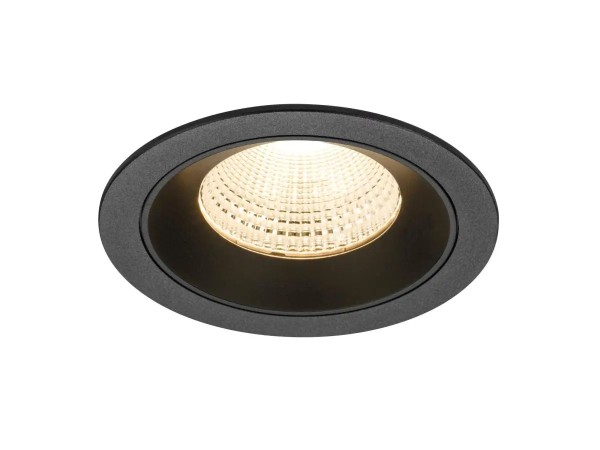 SLV 1009762 Numinos L, LED-Einbauspot, 17W, 2700K, 2400lm, 55°, in schwarz