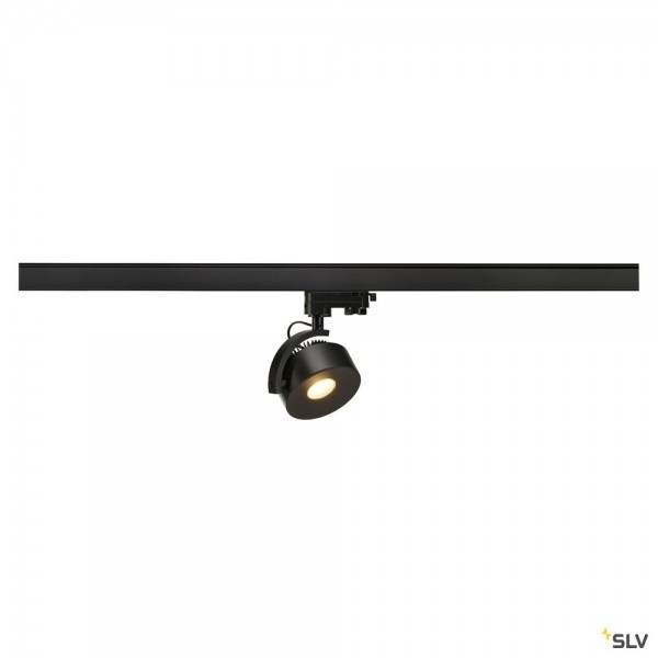 SLV 152600 Kalu Track, 3 Phasen, Strahler, schwarz, dimmbar Triac C, LED, 13W, 3000K, 860lm