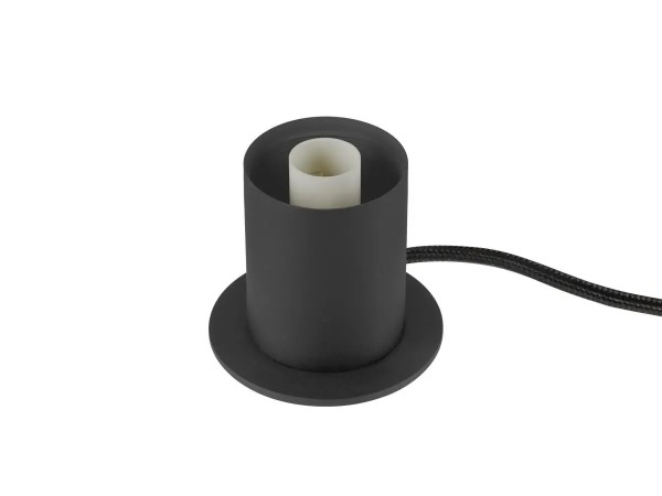 SLV 1008109 Varyt, Tischlampe ohne Schirm, E14, in schwarz