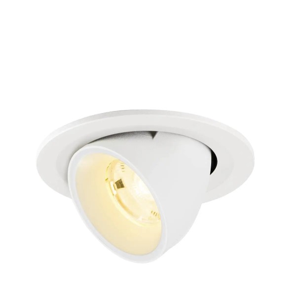 SLV 1009407 Numinos Gimble S, LED-Einbauleuchte, 6.7W, 3000K, 1050lm, 20°, in weiß