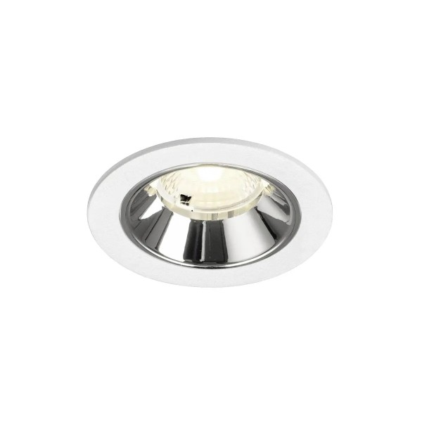 SLV 1009483 Numinos S, LED-Einbauspot, 6.7W, 4000K, 1050lm, 40°, in weiß/chrom