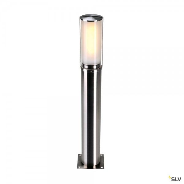 SLV 229162 Big Nails 50, Wegeleuchte, Edelstahl, IP44, E27, max.15W