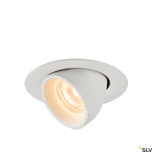 SLV 1005823 Numinos Gimble XS, Deckeneinbauleuchte, weiß, LED, 7W, 2700K, 670lm, 20°