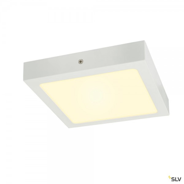 SLV 1003019 Senser 24, Wand- und Deckenleuchte, weiß, dimmbar C, LED, 15W, 3000K, 1200lm