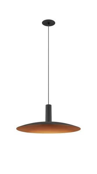 SLV 1010794 Lalu Set Elypse 33, Einbau LED-Hängelampe Scheibe, DIM, 9.5W, 27/3K, in schwarz/bronze