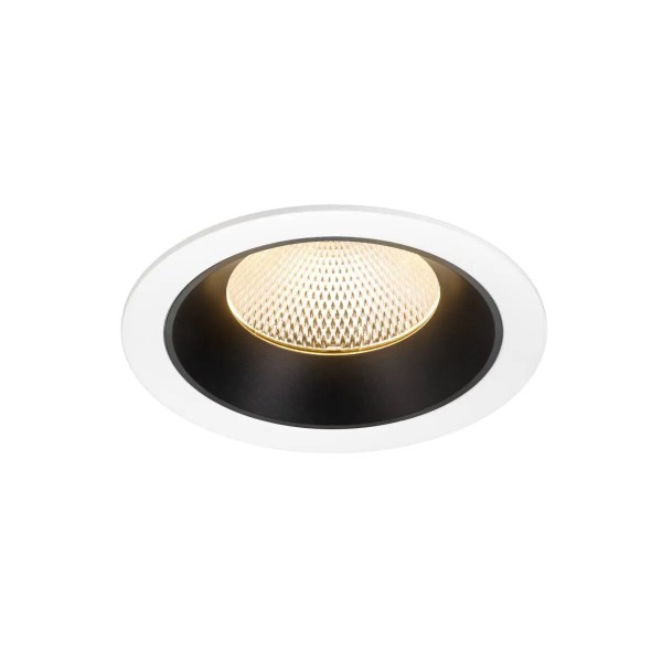 SLV 1009927 Numinos XL, LED-Einbauspot, 24W, 2700K, 3500lm, 20°, in weiß/schwarz