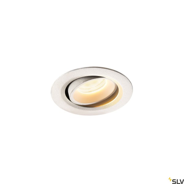 SLV 1005566 Numinos Move XS, Deckeneinbauleuchte, weiß, LED, 7W, 2700K, 650lm, 40°