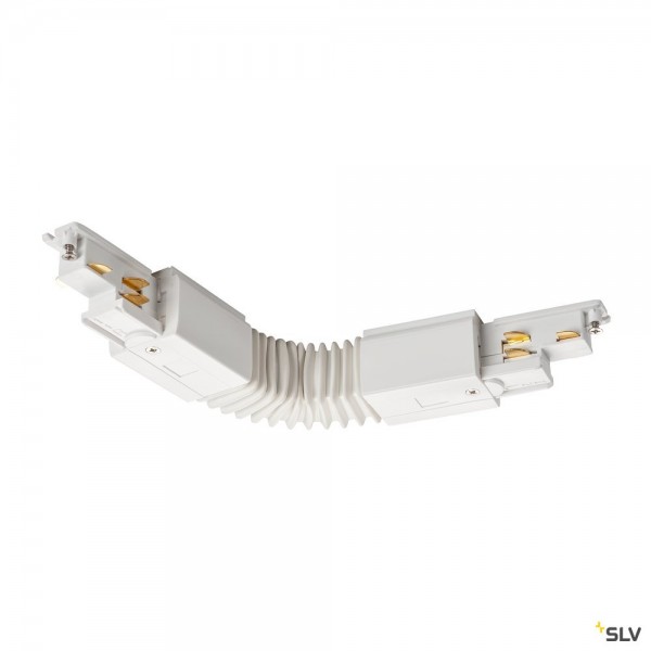 SLV 1002646 3 Phasen, S-Track Dali, Aufbauschiene, Flexverbinder, weiß