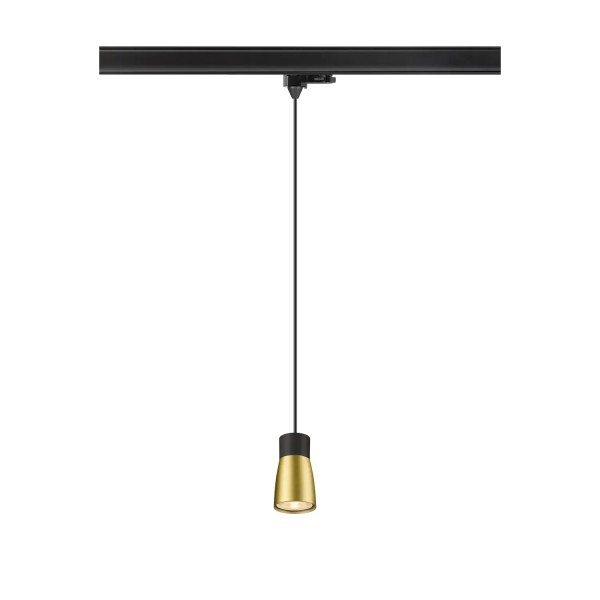 SLV 1008282 Puri 2.0 Dome, 3-Phasen Hängeleuchte, GU10, in schwarz/gold