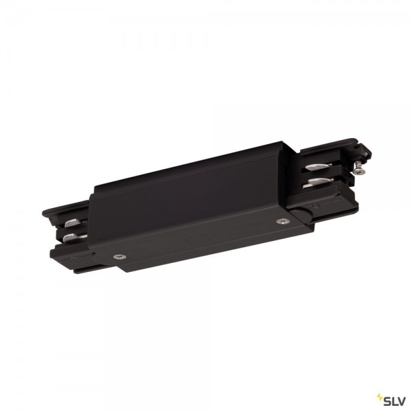 SLV 175090 3Phasen, S-Track, Aufbauschiene, Längsverbinder, schwarz
