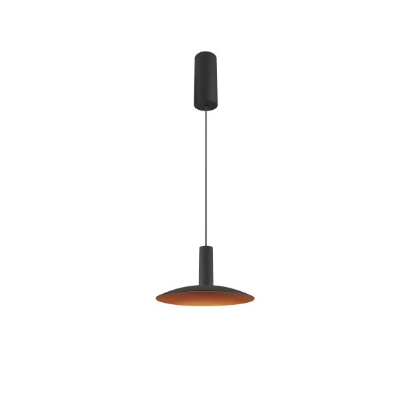 SLV 1007518 Lalu Elypse 22, LED Hängeleuchte, schwarz, bronze, dimmbar, 9.5W, 3000K, 680lm