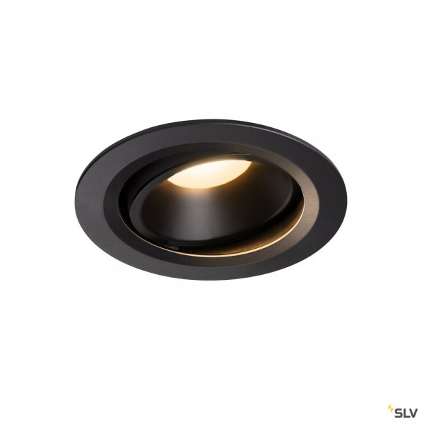 SLV 1003652 Numinos Move L, Deckeneinbauleuchte, schwarz, LED, 25,41W, 3000K, 2150lm, 40°