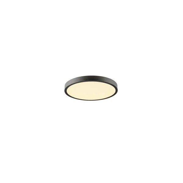 SLV 1011701 Medo 2 Slim 30, Flache LED Wand- & Deckenleuchte, DALI, 8.6W, 3/4K, in Schwarz
