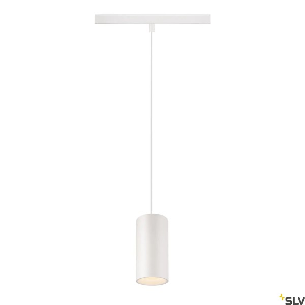 SLV 1006829 Numinos S, 48V Track, Pendelleuchte, weiß, dimmbar Dali, LED, 16W, 2700K, 1030lm, 55°