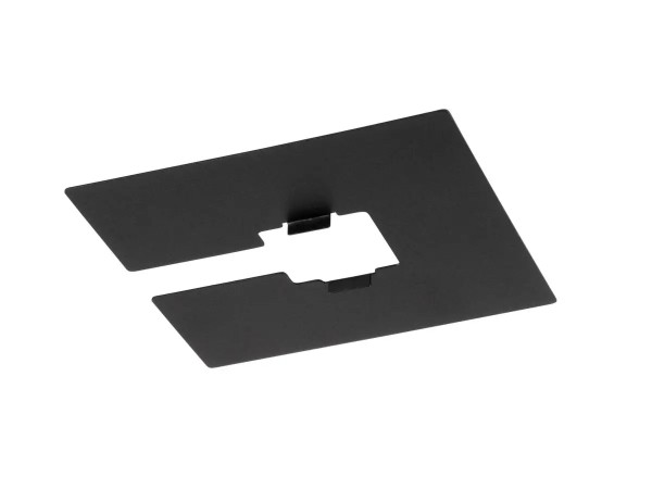 SLV 1008149 1 Phasen, Aufbauschiene, Lochabdeckung, schwarz