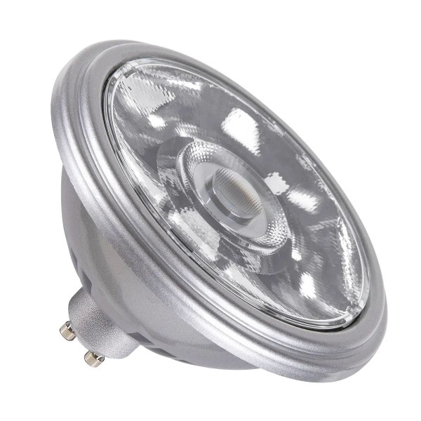 SLV 1005281 Leuchtmittel, silber, dimmbar, QPAR111, GU10, LED, 12,5W, 4000K, 1000lm, 10°