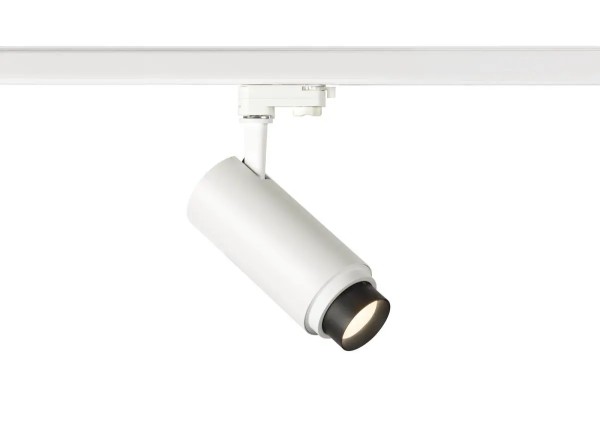 SLV 1006113 Numinos Zoom M, 3-Phasen LED-Strahler, dimmbar, 20W, 4000K, 1900lm, 15-60°, in weiß