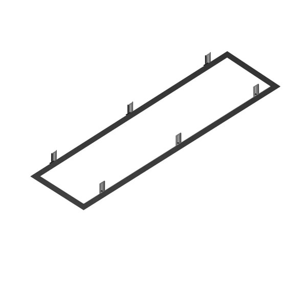 SLV 1011340 Einbaurahmen 120x30cm schwarz, für Panel P/ Pavanno
