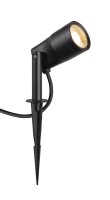 SLV 1007147 Syna Garden, Spießleuchte, schwarz, mit Netzstecker, IP65, LED, 6W, 3000K, 540lm SLV 1007147 Syna Garden, Spießleuchte, schwarz, mit Netzstecker, IP65, LED, 6W, 3000K, 540lm