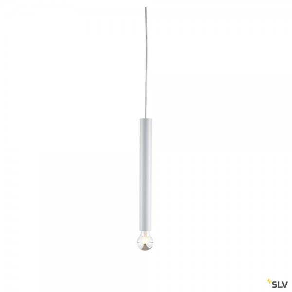 SLV 1002562 Fitu, Pendelleuchte, 500cm, weiß, ohne Rosette, E27, max.60W