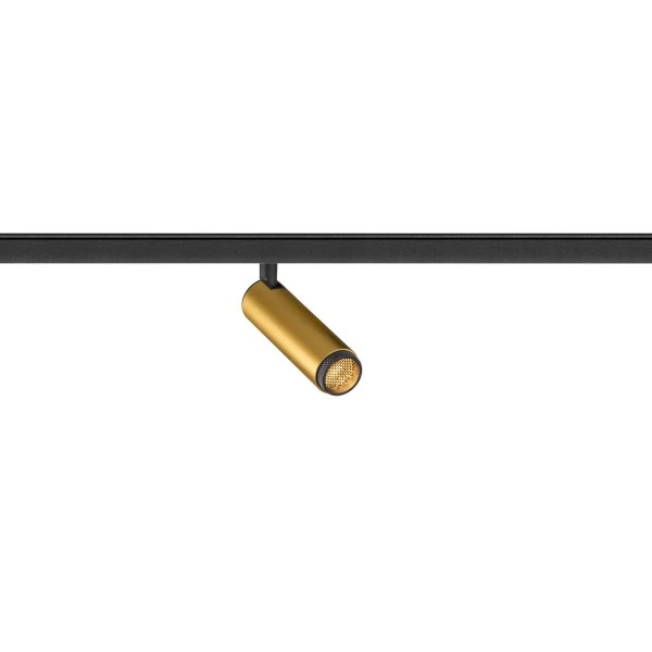 SLV 1008414 Grip! S, 48V LED-Strahler, DALI, 9.8W, 3000K, in gold/schwarz