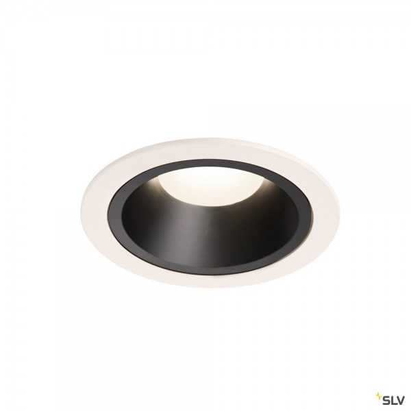 SLV 1003976 Numinos L, Deckeneinbauleuchte, weiß/schwarz, LED, 25,41W, 4000K, 2350lm, 40°