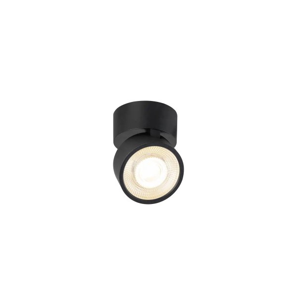 SLV 1010258 Kalu 2.0, Runder LED-Wand & Deckenspot Flach 1-flammig, DIM, 10W, 27K, in schwarz