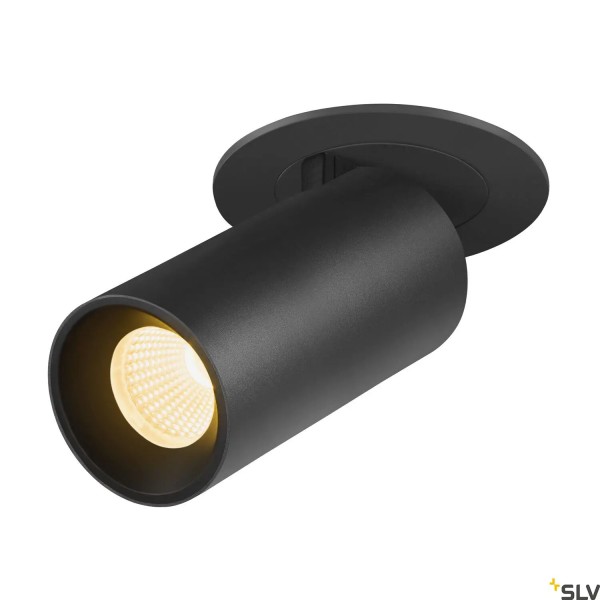 SLV 1006942 Numinos Projector S, Einbauleuchte, schwarz, LED, 8.6W, 3000K, 690lm, 40°