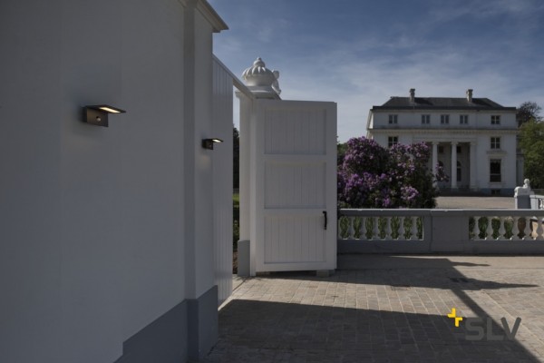 SLV 1001969 Angolux Sensor, Wandleuchte, anthrazit, IP44, LED, 9,8W, 3000K, 560lm