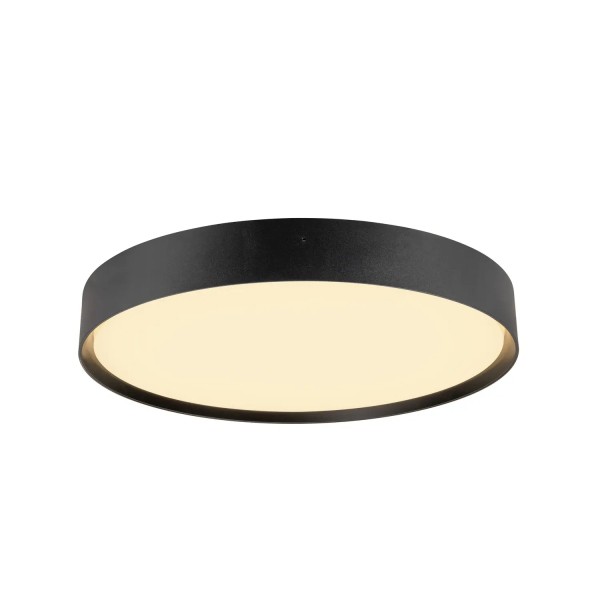 SLV 1008582 Decona 42, LED-Deckenleuchte IP44, DIM, 23W, CCT 27/3K, in schwarz