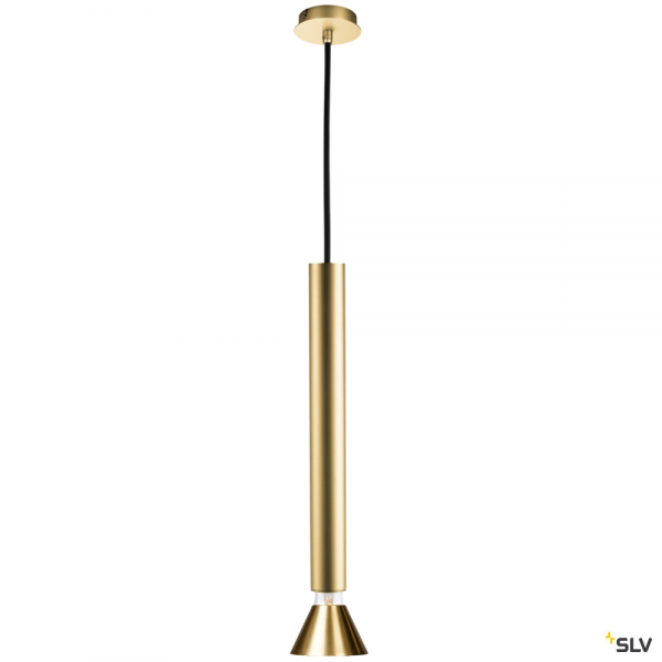 SLV 1002163 + 1002162 + 1001953 Fitu, Pendelleuchte, gold/messing, E27, max.10W