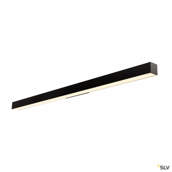 SLV 1000669 Q-Line Wall, Wandleuchte, schwarz, LED, 45W, 3000K, 3800lm