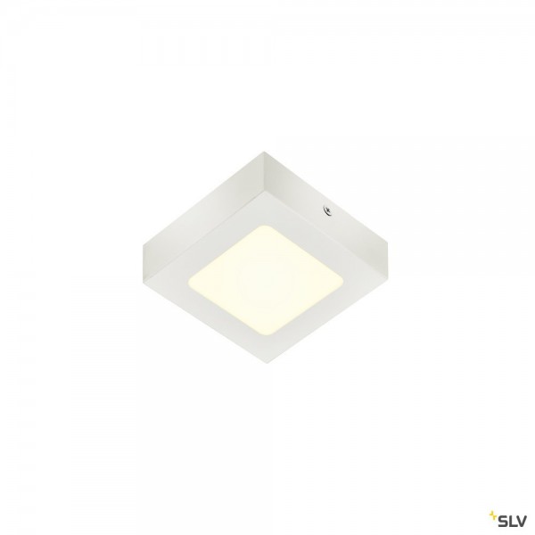 SLV 1004703 Senser 12, Wand- und Deckenleuchte, weiß, dimmbar C, LED, 8,2W, 4000K, 440lm