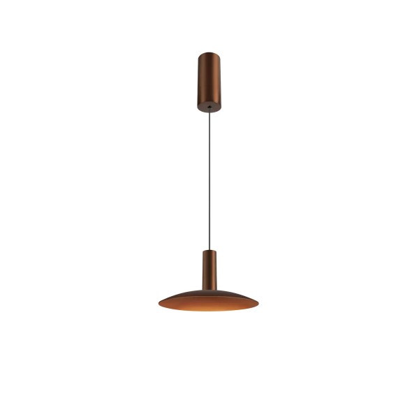 SLV 1007520 Lalu Elypse 22, LED Hängeleuchte, bronze, dimmbar, 9.5W, 3000K, 680lm