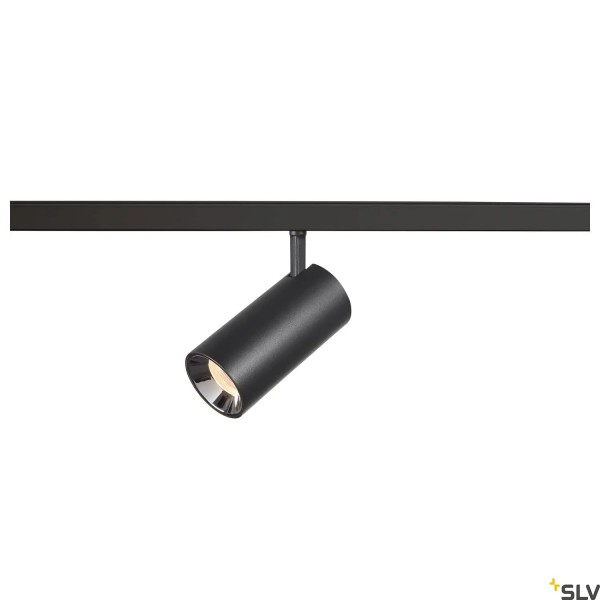 SLV 1006707 Numinos S, 48V Track, Strahler, schwarz/chrom, dimmbar Dali, LED, 16W, 2700K, 960lm, 20°