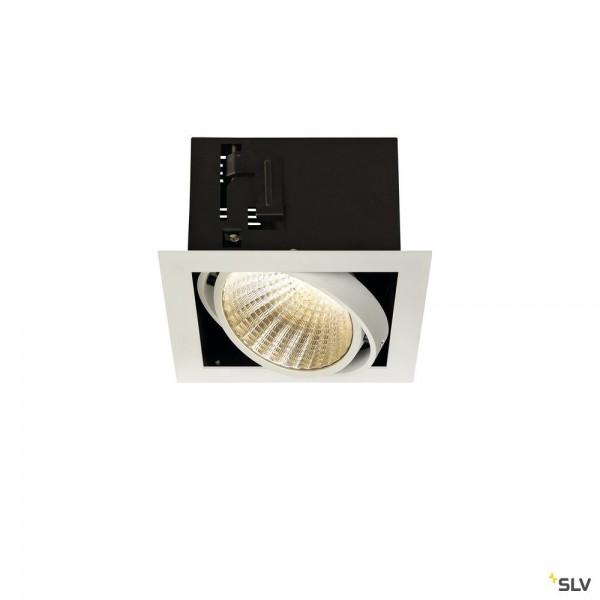 SLV 115731 Kadux 1 Set, Deckeneinbauleuchte, dimmbar 1-10V, LED, 29W, 3000K, 2500lm