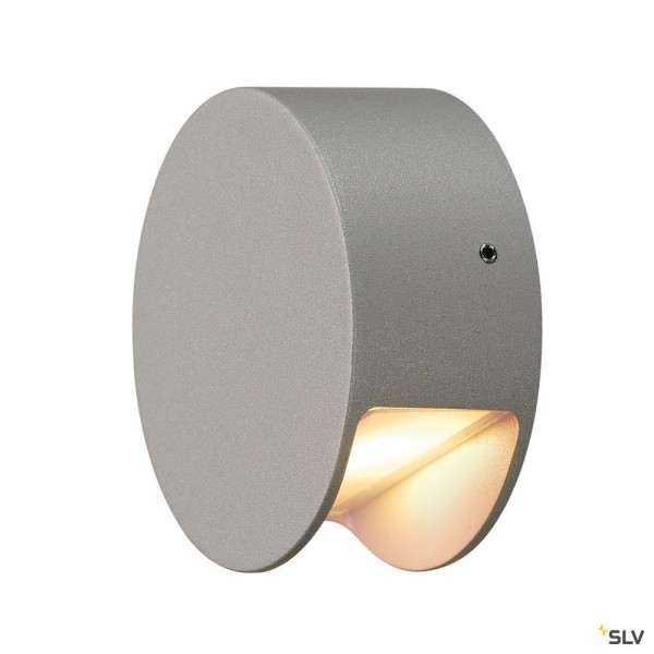 SLV 231012 Pema, Wandleuchte, silbergrau, IP44, LED, 4,7W, 3000K, 125lm