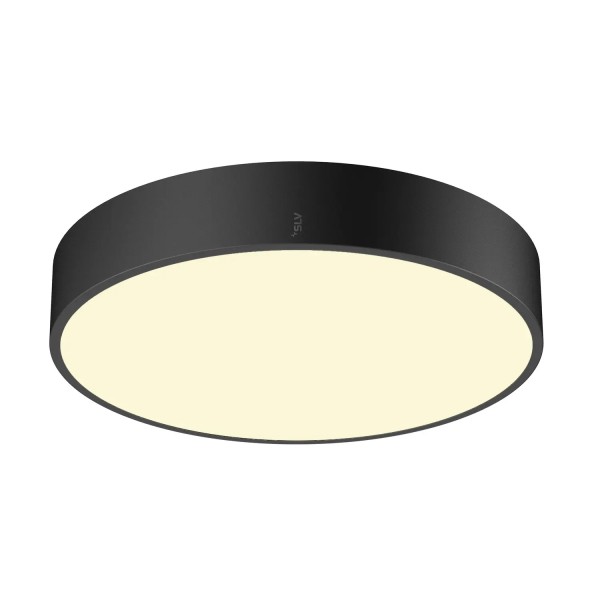 SLV 1007294 Medo Pro 40, LED Wand- Deckenleuchte, Indirekt, schwarz, Opal, DALI, 19W, 3K/4K, 2650lm