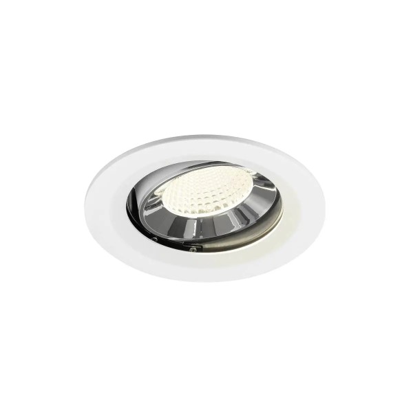 SLV 1009699 Numinos Move M, LED-Einbaustrahler, 12W, 4000K, 1900lm, 40°, in weiß/chrom