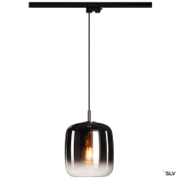 SLV 145990 + 1003004 Pantilo 20, 3 Phasen, Pendelleuchte, schwarz/chrom, E27, max.15W SLV 145990 + 1003004 Pantilo 20, 3 Phasen, Pendelleuchte, schwarz/chrom, E27, max.15W