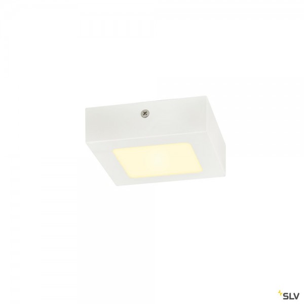 SLV 1003017 Senser 12, Wand- und Deckenleuchte, weiß, dimmbar C, LED, 8,2W, 3000K, 480lm