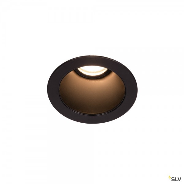 SLV 1002592 Horn Magna, Deckeneinbauleuchte, schwarz, LED, 7,7W, 3000K, 415lm