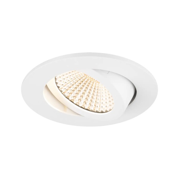 SLV 1007387 New Tria 68, Einbauleuchte, weiß, rund, dimmbar, LED, 8.3W, 2700K, 705lm, 60°