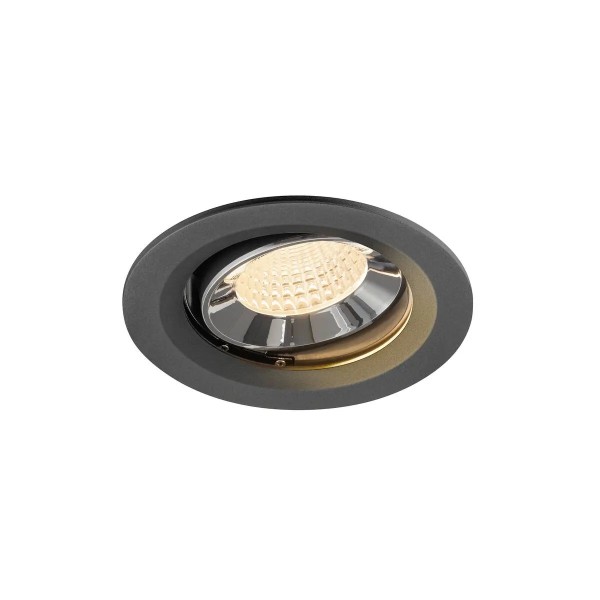 SLV 1009657 Numinos Move M, LED-Einbaustrahler, 12W, 2700K, 1700lm, 55°, in schwarz/chrom