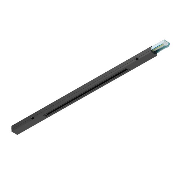 SLV 1011552 3-Phasen Stromschiene 1500, schwarz, für Easylight LED-Lichtbandsystem DALI