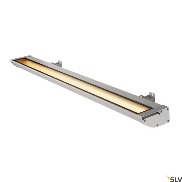 SLV 1006270 Vano Wing Long, Außenstrahler, grau, IP65, dimmbar Dali, LED, 49W, 3000K, 3140lm